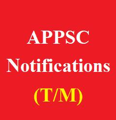 APPSC Notifications TM
